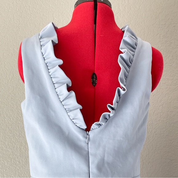 Camilyn Beth Womens Maxi Formal Dress Blue Size 8 The Alexandria Gown Sleeveless - Picture 3 of 8